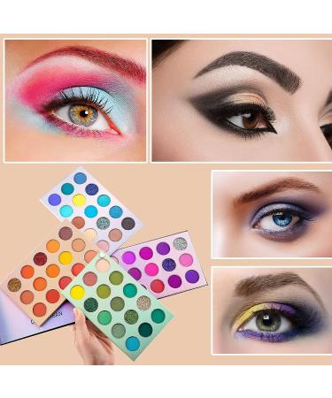 CCbeauty 60-Color Eyeshadow Palette | High Pigmented Glitter Matte Shimmer | Long Lasting & Waterproof | Valentine's Day Gift - Buy Online on SooperMarket.com