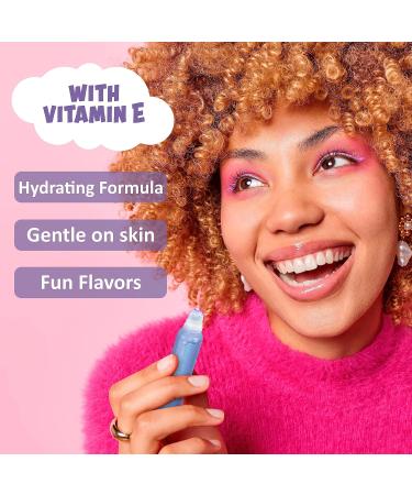 Expressions 12pc Clear Lip Gloss Pack | Hydrating Lip Oils with Vitamin E & Essential Oils | Flavored Tinted Lip Moisturizer - International Shipping - Buy Online on SooperMarket.com