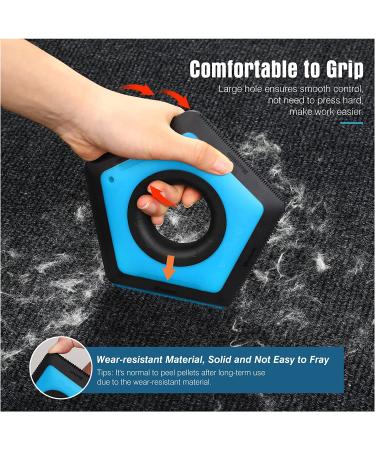 VavoPaw Pet Hair Remover - All-In-One Hair Detailer for Pets, Cars, Furniture - Blue - 1 Pack - Buy Online on SooperMarket.com
