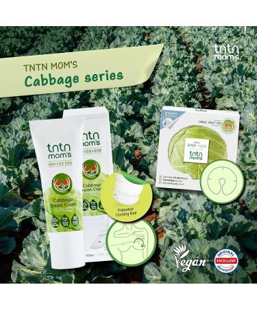 TNTN MOM'S Cabbage Breast Care Set - 8 Patch + 3.38 Fl oz Cream for Breastfeeding and Pregnancy - Buy Online on SooperMarket.com