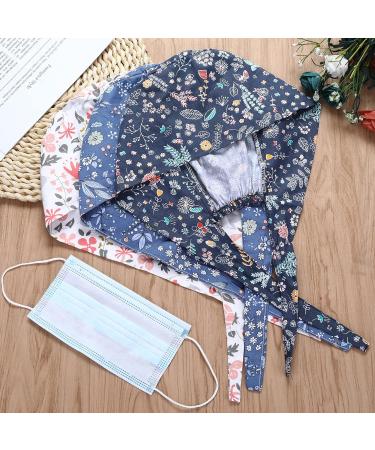 ASTER Scrub Cap Set with Buttons | Adjustable Sweatband Working Caps for Women | Ponytail Pouch Hats | Hair Covers | Ribbon Tie Back Hats for Men | Shower Caps - Buy Online on SooperMarket.com
