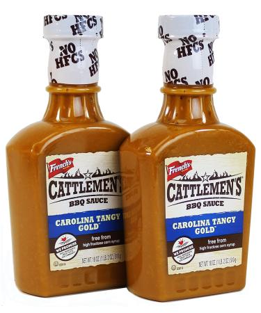Cattlemen's Carolina Tangy Gold BBQ Sauce 18 oz - Pack of 2 - Buy Online on SooperMarket.com