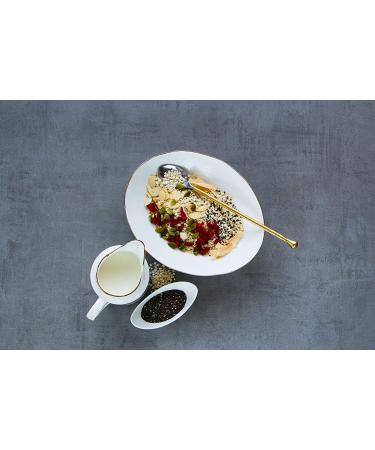 Organic White Quinoa Flakes 1lb - Non-GMO Vegan Kosher Protein-Rich Quinoa Seeds for Cooking, Baking, Oatmeal - High in Riboflavin & Phosphorus - Buy Online on SooperMarket.com