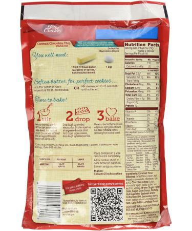 Betty Crocker Oatmeal Chocolate Chip (496g) - Buy Online on SooperMarket.com