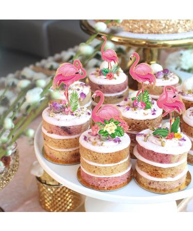 Tropical Flamingo Cupcake Toppers - Buy Online on SooperMarket.com