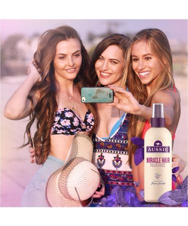 Aussie Miracle Hair Insurance Detangler Spray 250ml - Smooth & Tangle-Free Hair - Buy Online on SooperMarket.com