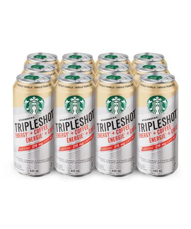 Starbucks Triple Shot French Vanilla 444 mL Cans 12 Pack