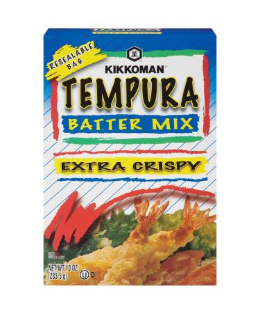 Kikkoman Mix Tempura Batter,Extra crispy, net wt 10 oz,pack of 2 10 Ounce (Pack of 2)