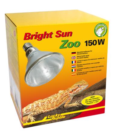 Lucky Repile Bright Sun Zoo Desert - 150 W Metal Dampfall for E27 versions - daylight lamp for large terrarium - heat lamp with UVA & UVB radiation - UV lamp for desert reptiles