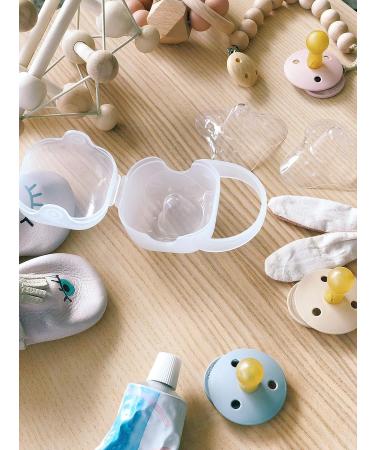 Purifyou PurePouch BPA-Free Pacifier & Nipple Shield Cases - Set of 3 | Clear Case for Diaper Bag & Stroller | Travel Pacifier Box | Keeps Binkies Clean & Accessible | 3 Count - Buy Online on SooperMarket.com