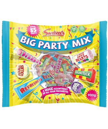 Swizzels Big Party Mix Bag 900g - A Large Selection of Delicious and Fruity Candy Treats Perfect for Parties and Special Occasions