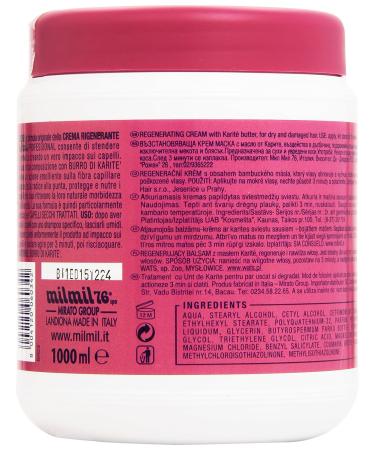 Mil Mil Burro Di Karite Maschera 1000 ml | Nourishing Hair Mask for Healthy Hair | International Shipping Available - Buy Online on SooperMarket.com