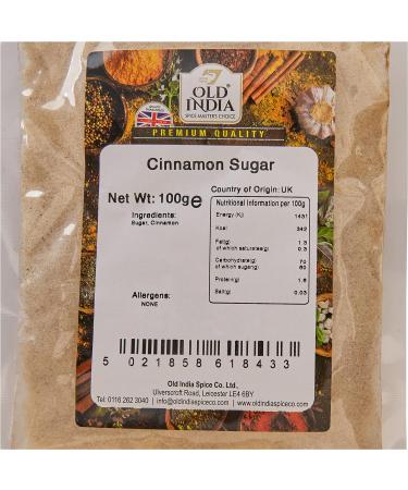 Old India Cinnamon Sugar 100g - Premium Quality Sweet Spice Blend - Buy Online on SooperMarket.com