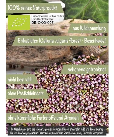 Buy Organic Heather Flower Tea (100g) - Direct & Friendly International Shipping - Buy Online on SooperMarket.com