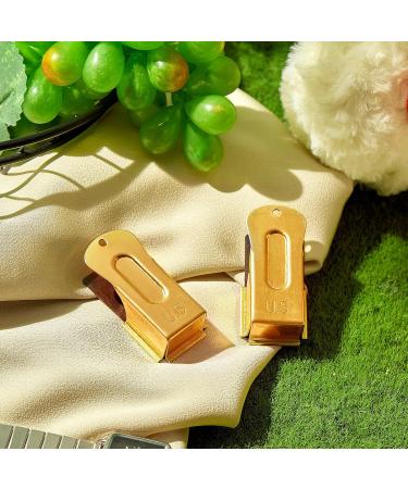Vercanmonth 2-Piece Brass Pet Training Clicker Set - Metal Dog & Cat Clickers for Puppy Training | Gold - Buy Online on SooperMarket.com