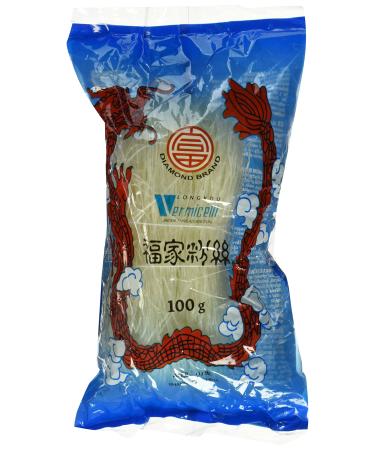 Diamond glass noodles long Lungkou Vermicelli pack of 18 (18 x 100g pack) 100 g (pack of 18)