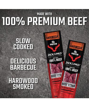 Jack Link's BBQ Beef Steak - 16g Protein Snack  2oz (Pack of 12) | Premium Quality - Buy Online on SooperMarket.com
