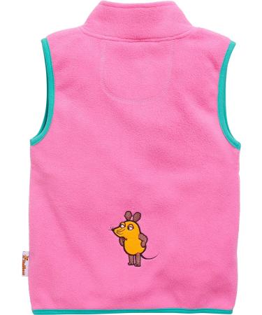 Playshoes Unisex Kid's Fleece Weste Outdoor Top 98 Pink - The Mouse - Buy Online on SooperMarket.com