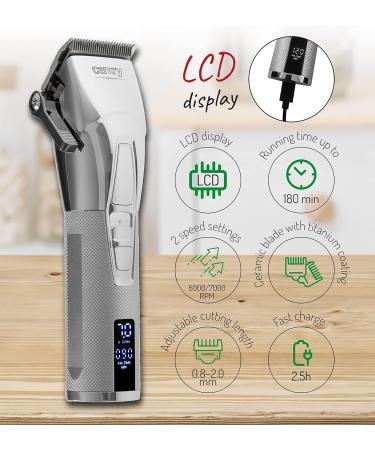 Camry CR 2835s Premium Metallic Hair Clipper with LCD - Buy Online on SooperMarket.com