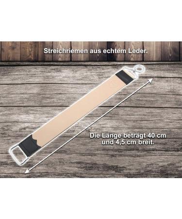 3-Piece Razor Set with Leather Strop & Grinding Paste | Premium Shaving Essentials for Men - Buy Online on SooperMarket.com