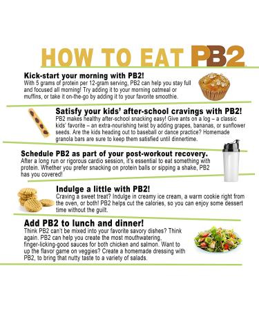 PB2 Powdered Peanut Butter with Chocolate - 6.5 oz (Pack of 2) - Buy Online on SooperMarket.com