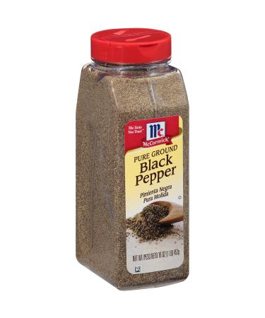 McCormick Pure Ground Black Pepper, 16 oz