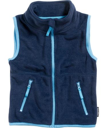 Playshoes Unisex Kid's Fleece Weste Outdoor top 86 navy