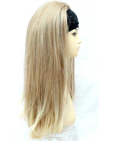 Forever Young Extra Long 3/4 Half Wig Fall Clip in Hair Extension - Color: Sandy Light Blonde Mix - Buy Online on SooperMarket.com