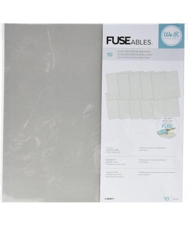 10 Piece We R Memory Keepers Fuseables Clear Sheets 12x12 Pack - Buy Online on SooperMarket.com