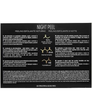 Isdin ceutics Night Peel | Exfoliating Facial Night Peel Promoting Cell Turnover | Single Dose 30 X 2ml 30 Ampullen - Buy Online on SooperMarket.com