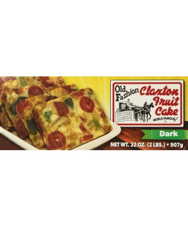 FRUIT CAKE Boxed 2 lb Dark Recipe Claxton Fruitcake 2 Pound (Pack of 1)