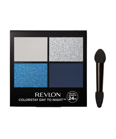 Revlon ColorStay Day to Night Eyeshadow Quad  Longwear Shadow Palette with Transitional Shades and Buttery Soft Feel  Crease & Smudge Proof  580 Gorgeous  0.16 oz 580 Gorgeous 1 Count (Pack of 1)