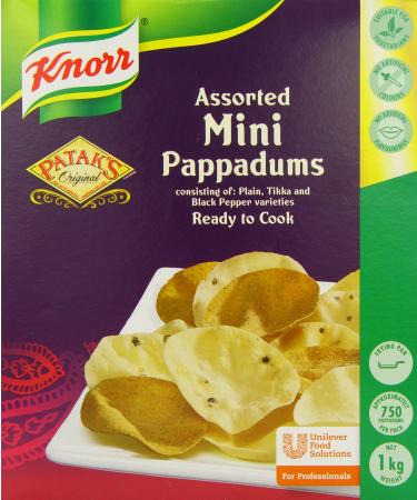 Knorr Patak's Mini Pappadums 1 kg 12953602