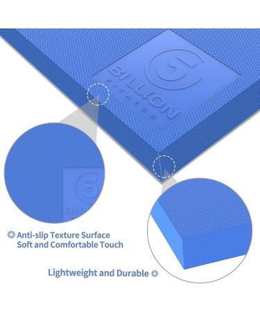5BILLION XL Foam Balance Pad for Physical Therapy & Yoga - Non-Slip Exercise Pad for Fitness & Stability Workouts - Blue, Large Size (19.6 x 15.7 x 2.4) - Buy Online on SooperMarket.com