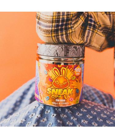 SNEAK Breakfast Orange In-Game Focus Boost Energy Drink | Zero Sugar, Low-Calorie, Vegan | 40 Servings - 400.00g (Pack of 1) - Buy Online on SooperMarket.com