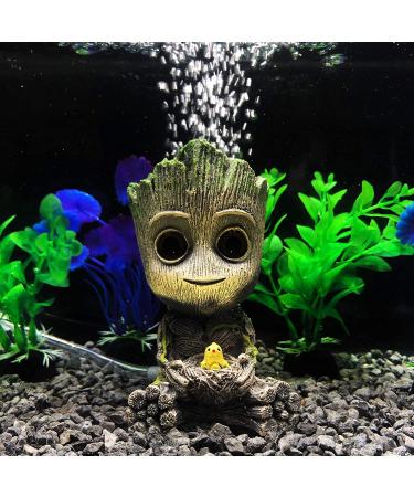 AnxunJim Aquarium Groot Air Bubbler Set - Fish Tank Air Stone Decorations - Buy Online on SooperMarket.com