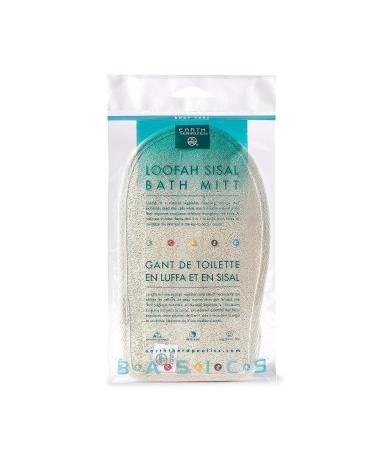 Earth Therapeutics Loofah Sisal Bath Mitt - Exfoliating Shower Glove for Smooth Skin - Buy Online on SooperMarket.com