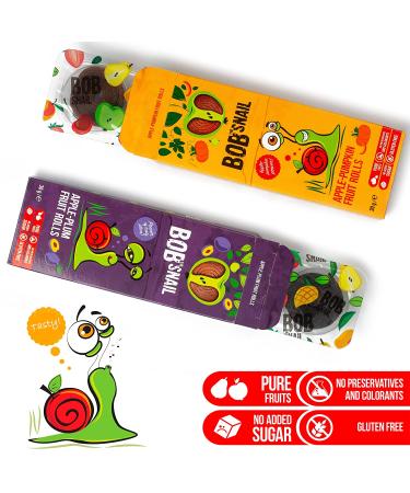 Healthy Snacks Variety Pack - 60 Individual Fruit Roll Ups - Apple Cherry Plum Pumpkin Mint - Vegan, Low Carb, Gluten Free - Dried Fruit Mix for Kids and Adults - Buy Online on SooperMarket.com