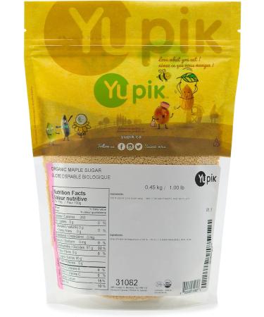 Yupik Organic Maple Sugar 450g 6 Count 450 g (Pack of 6) - Buy Online on SooperMarket.com