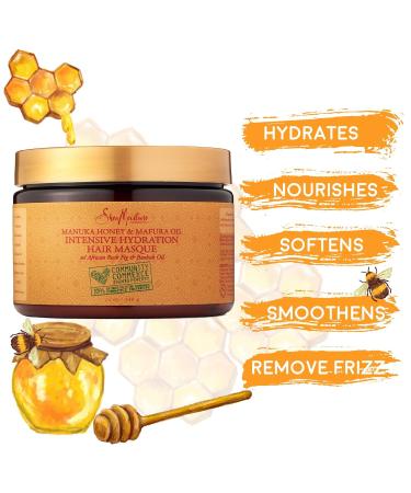 Shop Shea Moisture Mh&Mo Int Moisture Mask 326g - Best Hydrating Hair Mask for Curly & Dry Hair - International Shipping Available - Buy Online on SooperMarket.com