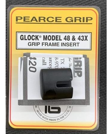 Pearce Grips Frame Insert for Glock 43X/48 - Enhanced Grip and Functionality - Buy Online on SooperMarket.com