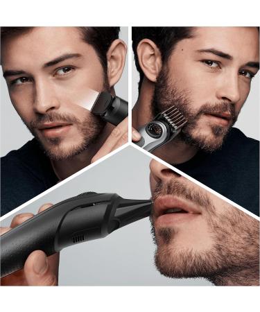 Braun Beard Trimmer Series 5 & Hair Clippers with Gillette Fusion5 ProGlide Razor 39 Length Settings UK 2 Pin Plug BT5260 Black/Silver - Buy Online on SooperMarket.com