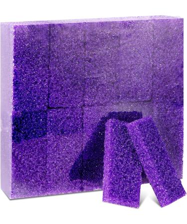 Batiyeer 100 Pcs Disposable Pumice Stone for Feet Scrubber - Foot Scrubber for Heel Callus Remover - Bath Spa Tool (Purple) - Buy Online on SooperMarket.com