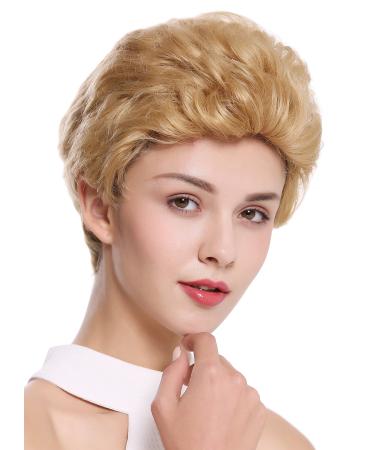 WIG ME UP - B-HH-12-24B Wig women men human hair short wavy fashionable great blonde