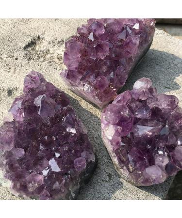 Specimen Healed Natural Raw Amethyst Quartz Purple Crystal Cluster Stones Specimen As a Gift FZUGEDRLI (Size : 260-300g) - Buy Online on SooperMarket.com