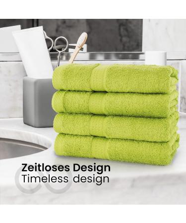 8-Piece Apple Green Towel Set - Soft & Absorbent - 50x100 cm - Perfect for International Shipping - Buy Online on SooperMarket.com