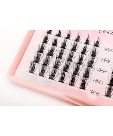 Buy Cluster Lashes DIY Eye Lashes Extensions - Natural Look Volume False Eyelashes 10-16mm | International Shipping - Buy Online on SooperMarket.com