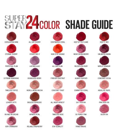 Maybelline New York Superstay 24 2-Step Lipcolor - All Day Plum 0.64 Fl Oz - Buy Online on SooperMarket.com