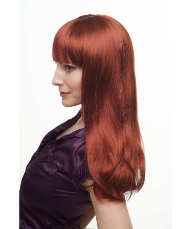 WIG ME UP 3114-350 Ladies Wig - Long Straight Red Copper Hair with Bangs | International Shipping Available - Buy Online on SooperMarket.com