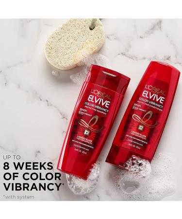 L'Oreal Paris Elvive Color Vibrancy Protecting Shampoo & Conditioner Set - 28 Fl Oz (Set of 2) - For Color Treated Hair - Buy Online on SooperMarket.com
